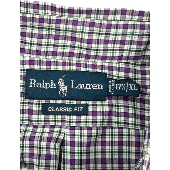 Ralph Lauren Classic Fit Check Shirt - XL - Multicoloured Cotton