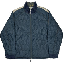  Nike Quilted Jacket - 2XL - Navy Polyester