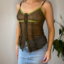  Vintage brown Guess Cami Top - womens x-small