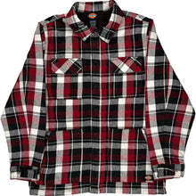  Dickies Checked Overshirt - Medium - Red Cotton