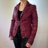 Vintage purple Masterpelle Leather Jacket - womens medium