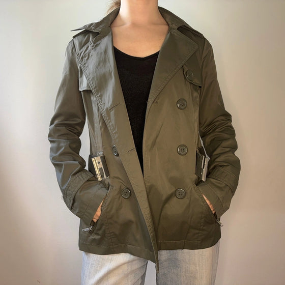 Vintage khaki Piaza Italia Jacket - womens x-small