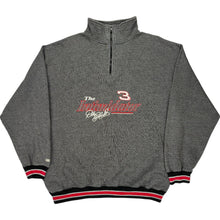  Chase Authentics The Intimidator Quarter Zip Sweatshirt - XL - Grey Cotton Blend