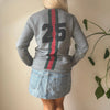 Vintage grey Gucci Sweatshirt - womens medium