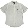 Ralph Lauren Custom Fit Button-Down Shirt - Medium - White