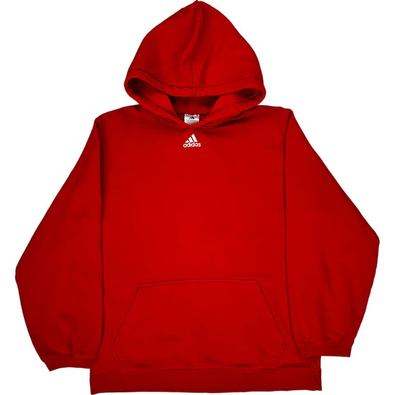 Adidas Hoodie - XL - Red