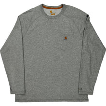  Carhartt Long Sleeve T-Shirt - Large - Grey Cotton Blend