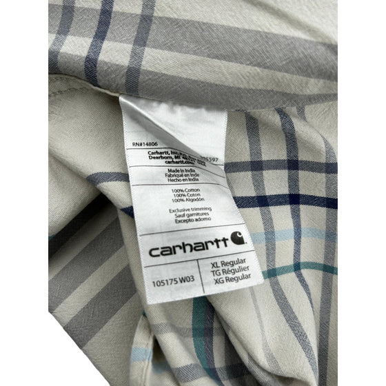 Carhartt Short Sleeve Shirt - XL - Grey Cotton