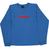 Stussy Long Sleeve T-Shirt - Medium - Blue Cotton