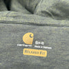 Relaxed Fit Carhartt Hoodie - Small Green Cotton Blend