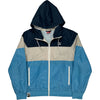 Puma Hooded Windbreaker Jacket - Medium - Blue Polyester