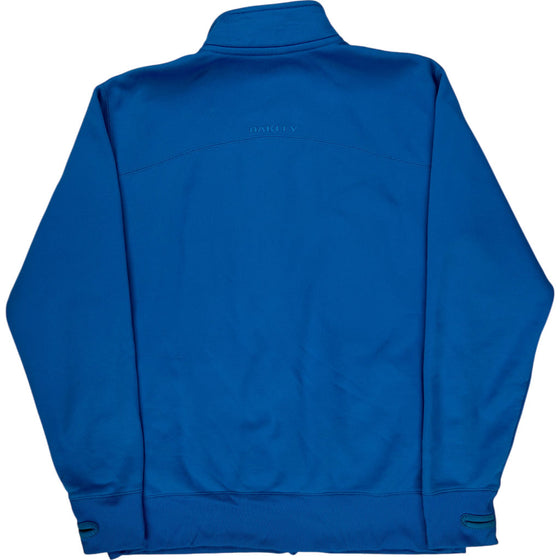 Oakley Zip-Up Jacket - XL - Blue Polyester