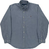 Ralph Lauren Slim Fit Check Shirt - XL - Blue Cotton