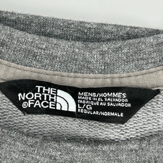 The North Face Sweatshirt - Large Grey Cotton Blend