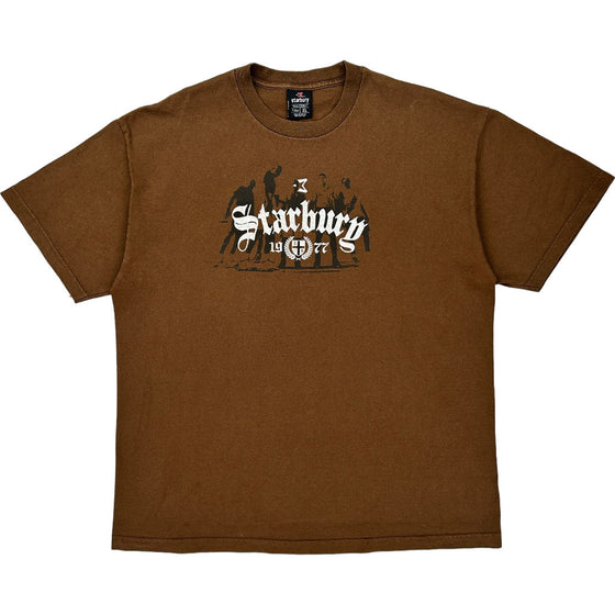 Starbury Graphic T-Shirt - XL - Brown Cotton