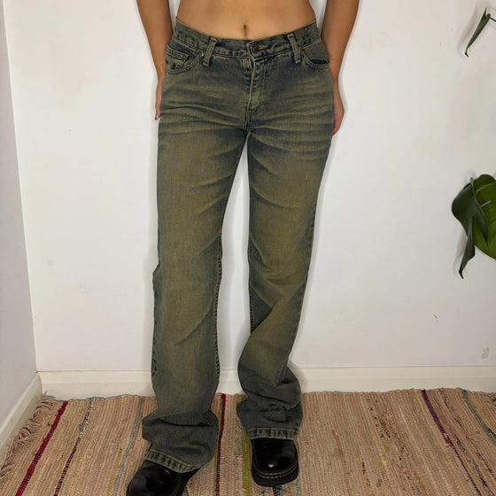 Vintage blue Hot Buttered Jeans - womens 28" waist