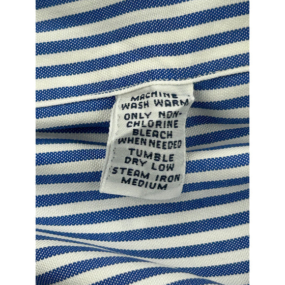 Ralph Lauren Yarmouth Striped Shirt - XL - Blue Cotton