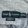 Ralph Lauren Checked Shirt - 2XL Blue Cotton