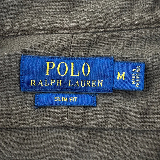 Ralph Lauren Slim Fit Shirt - Medium Brown Cotton