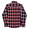 Wrangler Checked Shirt - Medium Red Cotton Blend