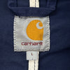 Carhartt Fitted Blazer - Large Blue Cotton Blend