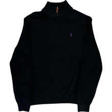  Polo Ralph Lauren Knit Sweater - Medium - Black Cotton