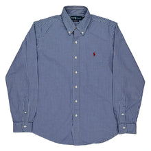  Ralph Lauren Checked Shirt - Large Blue Cotton