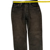 Levis 501 Taper Fit Jeans - 30W 27L - Black Cotton