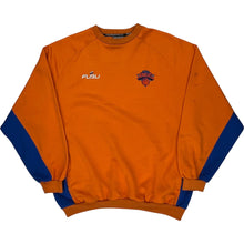  Fubu Knicks NBA Sweatshirt - XL - Orange Polyester Blend