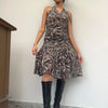 Vintage brown Camomilla Midi Dress - womens small