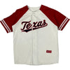 MLB Texas Rangers Baseball Shirt - Large - White Polyester