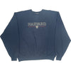 Champion Harvard Sweatshirt - Large - Blue Cotton