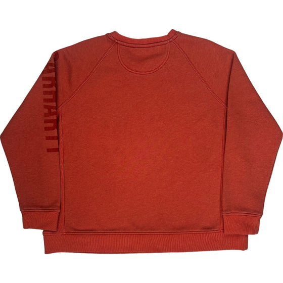 Carhartt Relaxed Fit Sweatshirt - 2XL - Red Cotton Blend