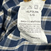 Lee Checked Shirt - Large Blue Cotton