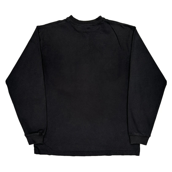 Carhartt Long Sleeve T-Shirt - Medium Black Cotton