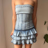 Vintage blue Terranova Denim Dress - womens x-small