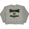 Nutmeg Super Bowl Champions Green Bay Packers Sweatshirt - 2XL - Grey Polyester Blend