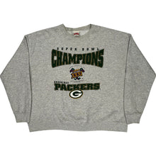  Nutmeg Super Bowl Champions Green Bay Packers Sweatshirt - 2XL - Grey Polyester Blend