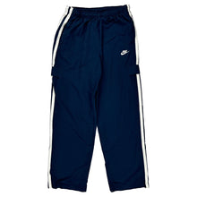  Nike Wide Leg Tracksuit - Large Navy Polyester