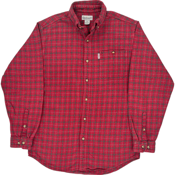 Carhartt Plaid Shirt - Medium - Red Cotton