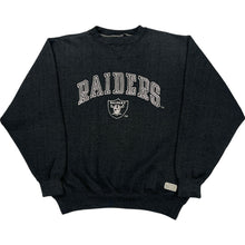  Logo 7 Raiders Sweatshirt - Large - Black Polyester Cotton