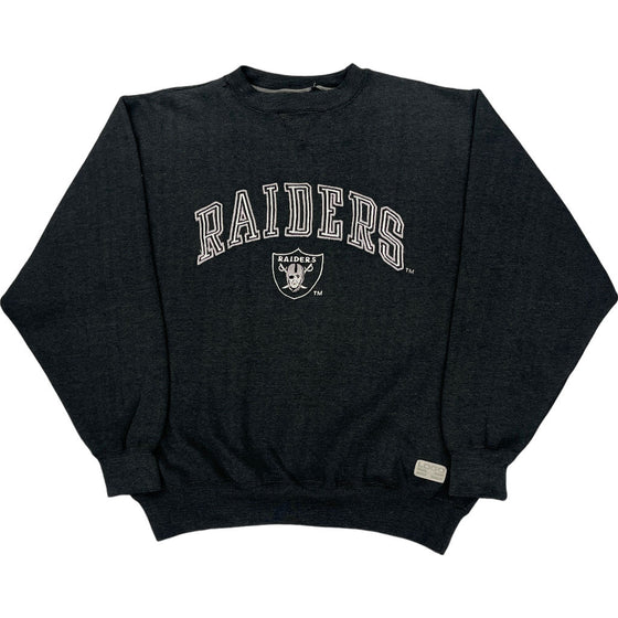 Logo 7 Raiders Sweatshirt - Large - Black Polyester Cotton