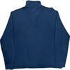 Polo Ralph Lauren 1/4 Zip Sweatshirt - Medium - Blue Cotton