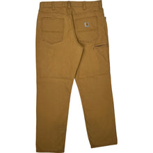  Carhartt Relaxed Fit Trousers - 36W 32L - Tan Cotton Blend