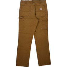  Carhartt Relaxed Fit Trousers - 34W 31L - Brown Cotton