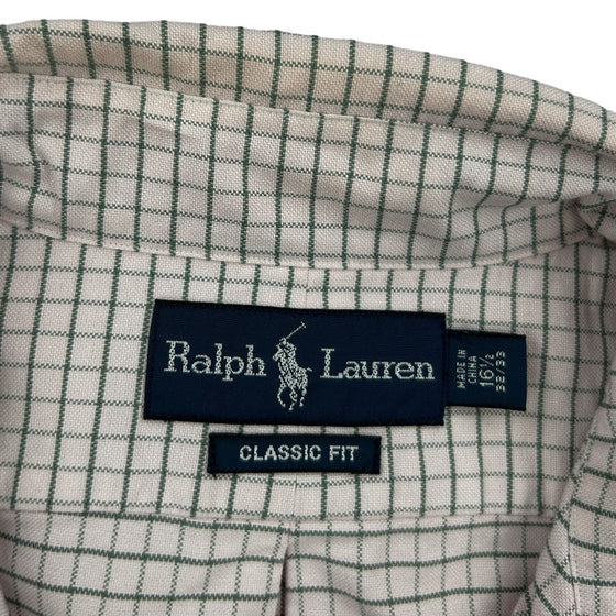 Ralph Lauren Classic Fit Check Shirt - Large - Multicoloured Cotton