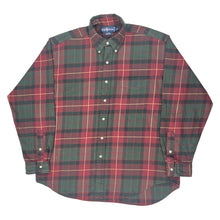  Ralph Lauren Checked Flannel Shirt - XL Red Cotton