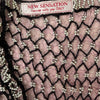 Vintage silver New Sensations Crochet Top - womens medium