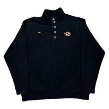  Mizzou Nike 1/4 Zip - XL Black Cotton Blend