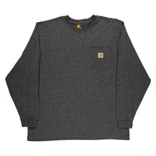  Carhartt Long Sleeve T-Shirt - XL Grey Cotton